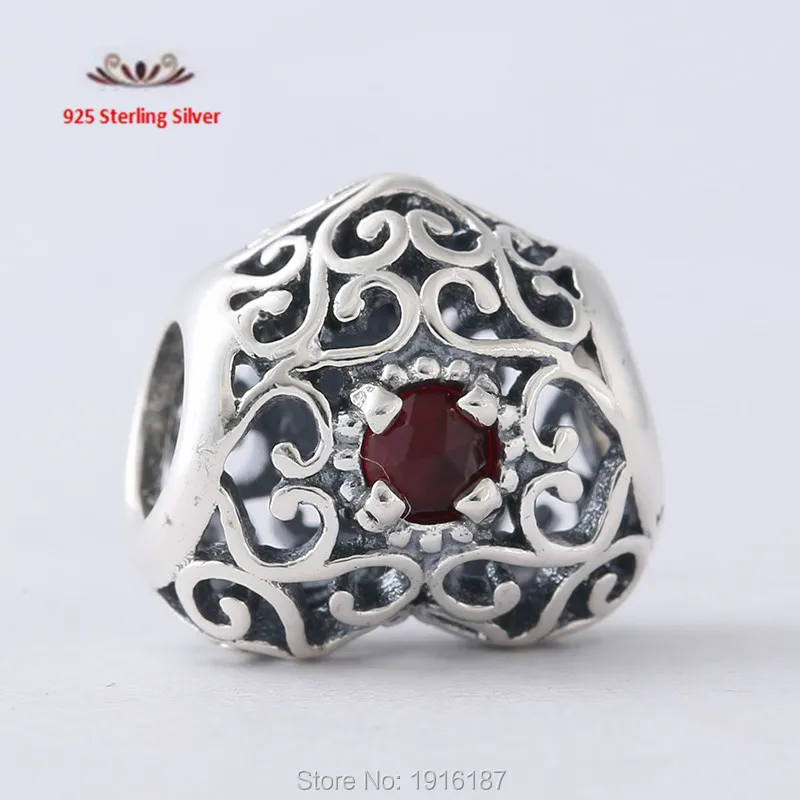 pandora january signature heart 