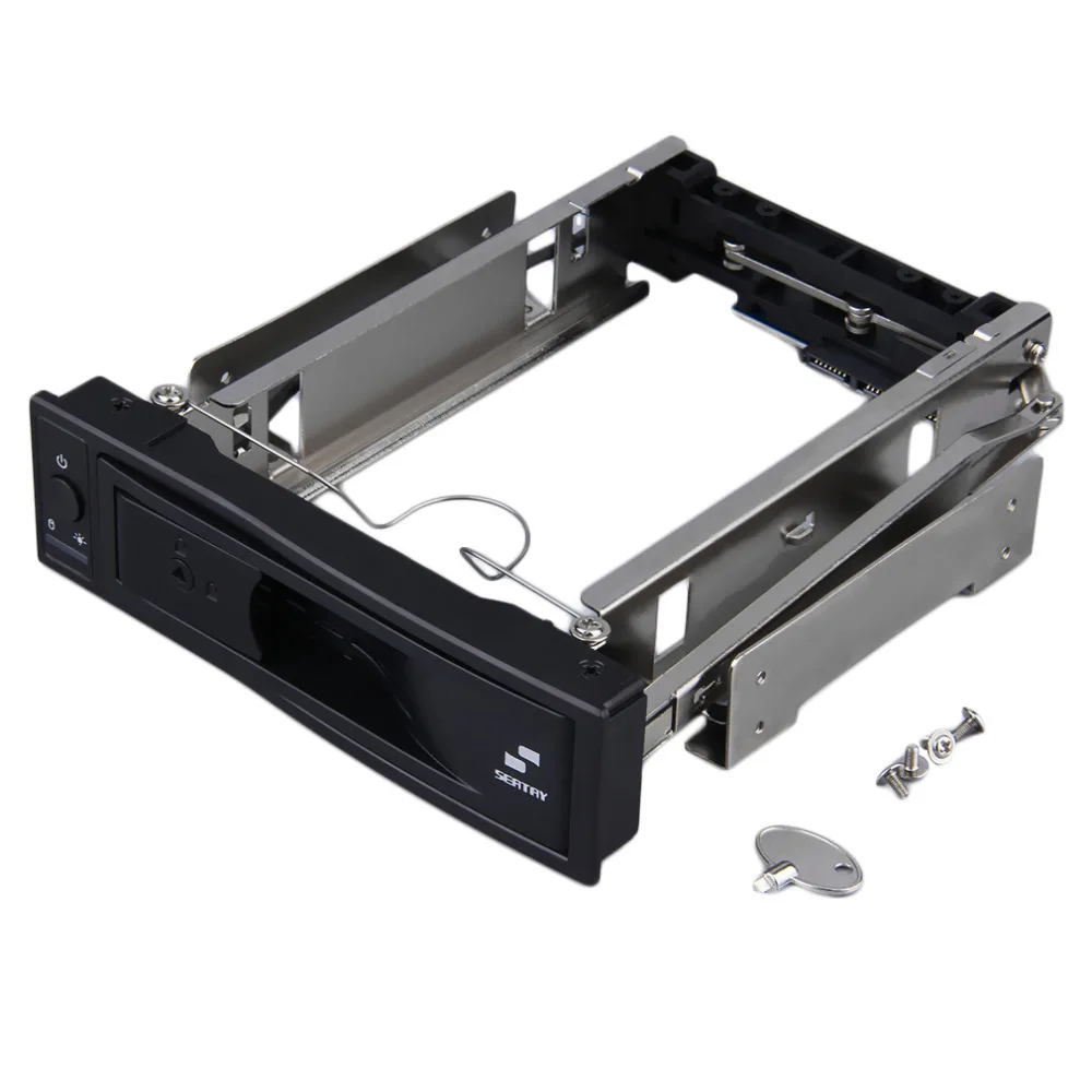 

New arrival HD313 3.5 inch HDD SATA Hot Swap Internal Enclosure Mobile Rack with Key Lock Drop Shipping