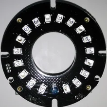 Diske высокая яркость чистый инфракрасный 18x ИК светодиодный щит для камер видеонаблюдения ночного видения(диаметр 53 мм