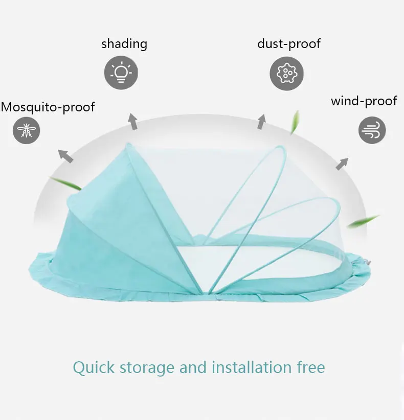 Портативная Складная Многофункциональная москитная сетка для младенцев, детская кроватка, детская кроватка, москитные сетки
