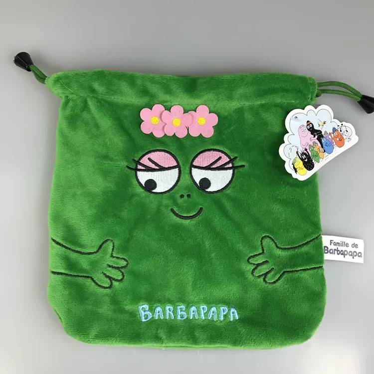 Мультипликационный аниме Barbapapa Barbamama Barbalala многофункциональная сумка для монет аксессуар Сумка среднего размера 20*20 см