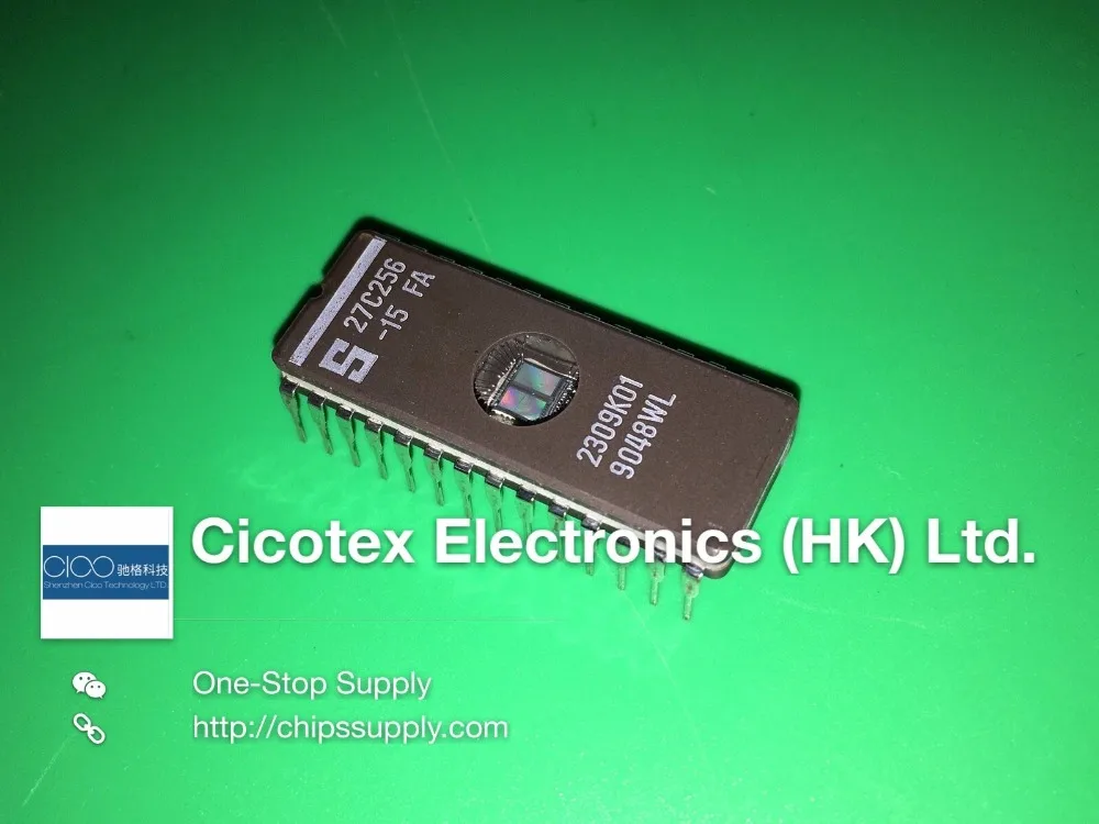 2 шт./лот 27C256-15FA S27C256-15FA CDIP28 256K-bit CMOS EPROM (32K x 8) |