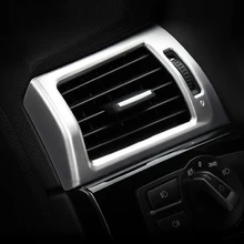 Для BMW X3 X4 F25 F26 2013-2017 ABS Матовый хром сбоку выходе Кондиционер Обложка отделка наклейки стайлинга автомобилей аксессуар для LHD