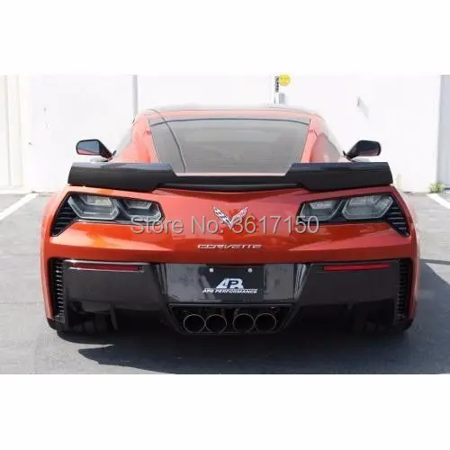 УГЛЕРОДНЫЙ Задний спойлер предназначенный для 14 up Corvette C7 Z06 Stingray LIMITED Of APR P