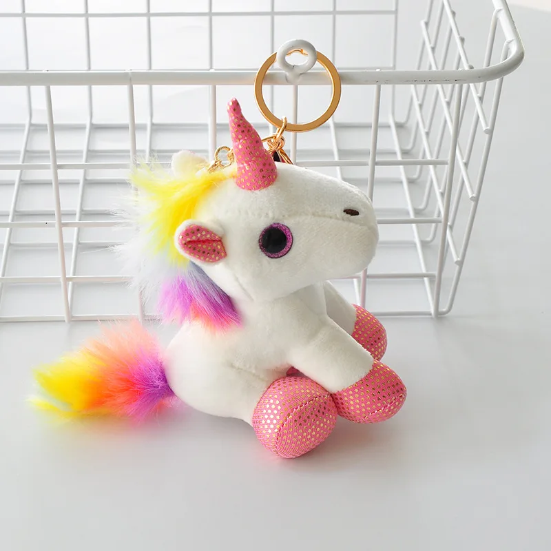 SAILEROAD Cute Little 9cm Approx Unicorn Plush Toys for Christmas Keychain Unicorn Plush Doll Toy Kids Gift Small Pendant Chain SAILEROAD Cute Little 9cm Approx Unicorn Plush Toys for Christmas Keychain Unicorn Plush Doll Toy Kids Gift Small Pendant Chain