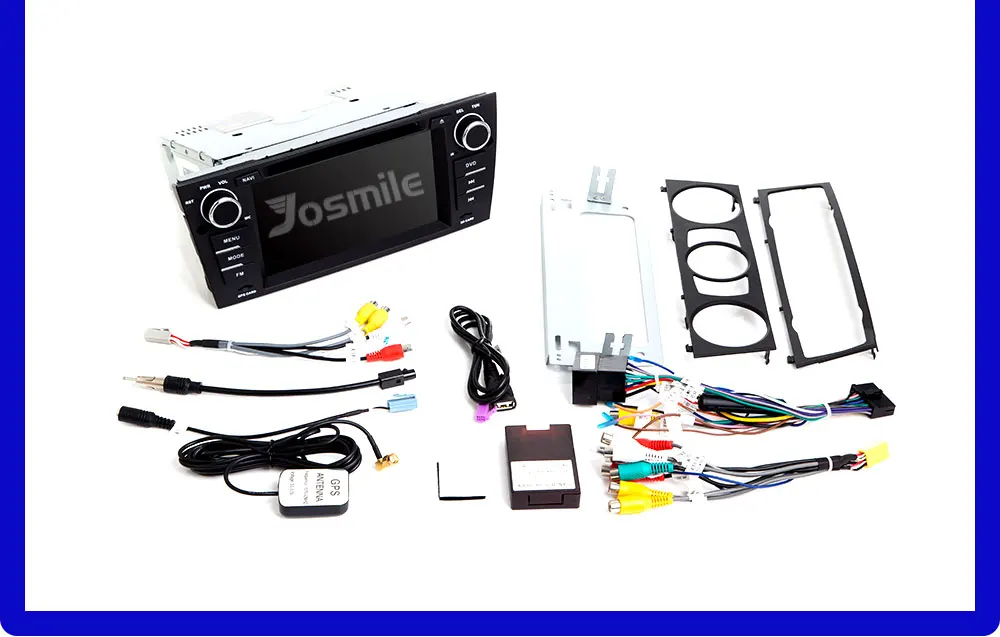 Автомобильный dvd-плеер Josmile 1 Din для BMW E90/E91/E92/E93 2005 3 серии мультимедийная Автомобильная Радио gps навигационная система аудио головное устройство 3g