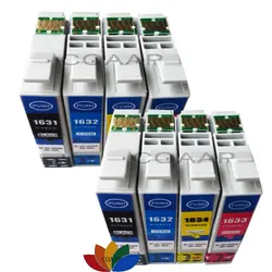 8 Новый 16 XL Картриджи с чернилами для Совместимость Epson WorkForce 2010 Вт 2510wf 2530wf 2540wif t1631-t1634