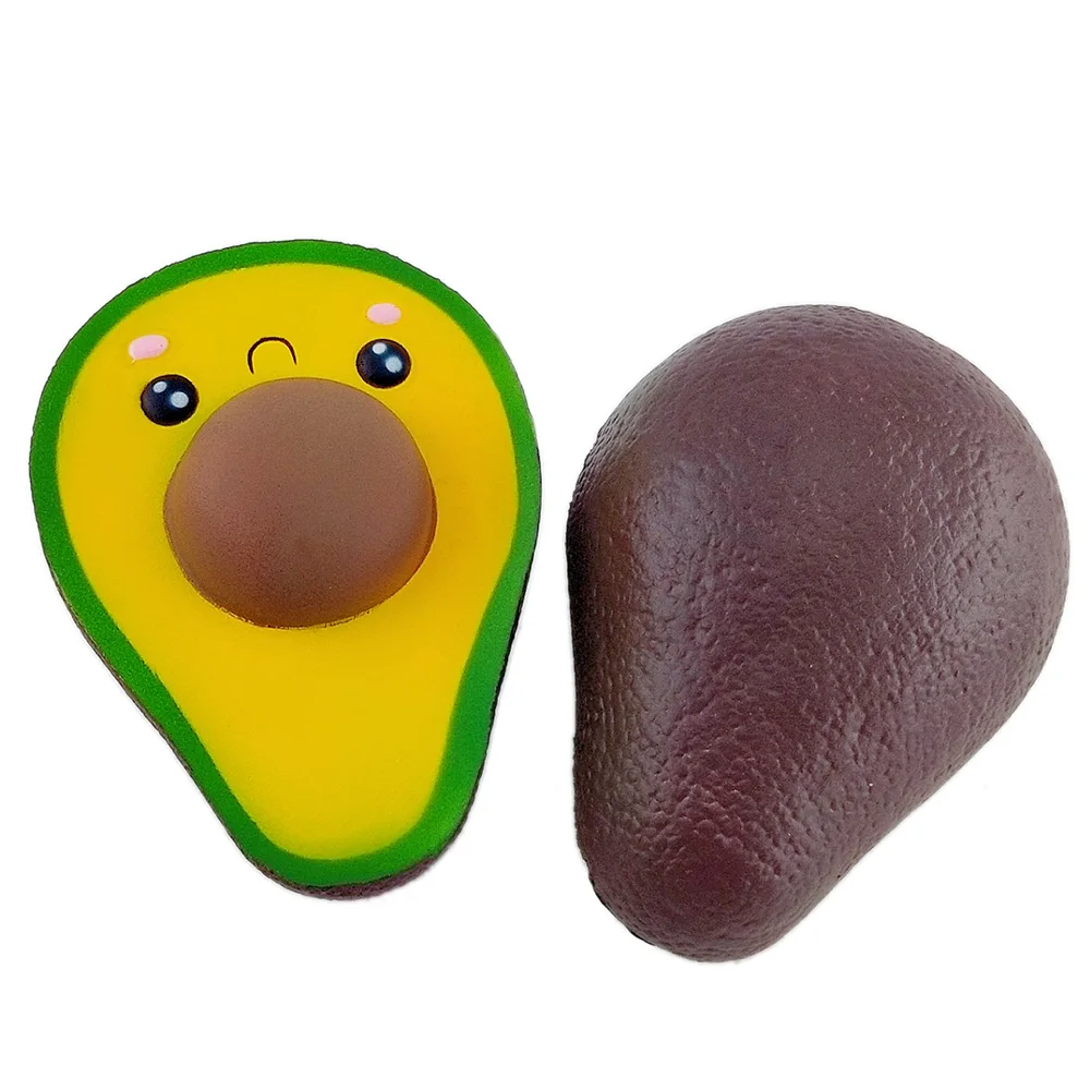 

2019 Jumbo Avocado Squishy Cute Slow Rising Soft Squeeze Toy Simulation Sweet Scented Stress Relief for Kid Baby Xmas Gift Toy