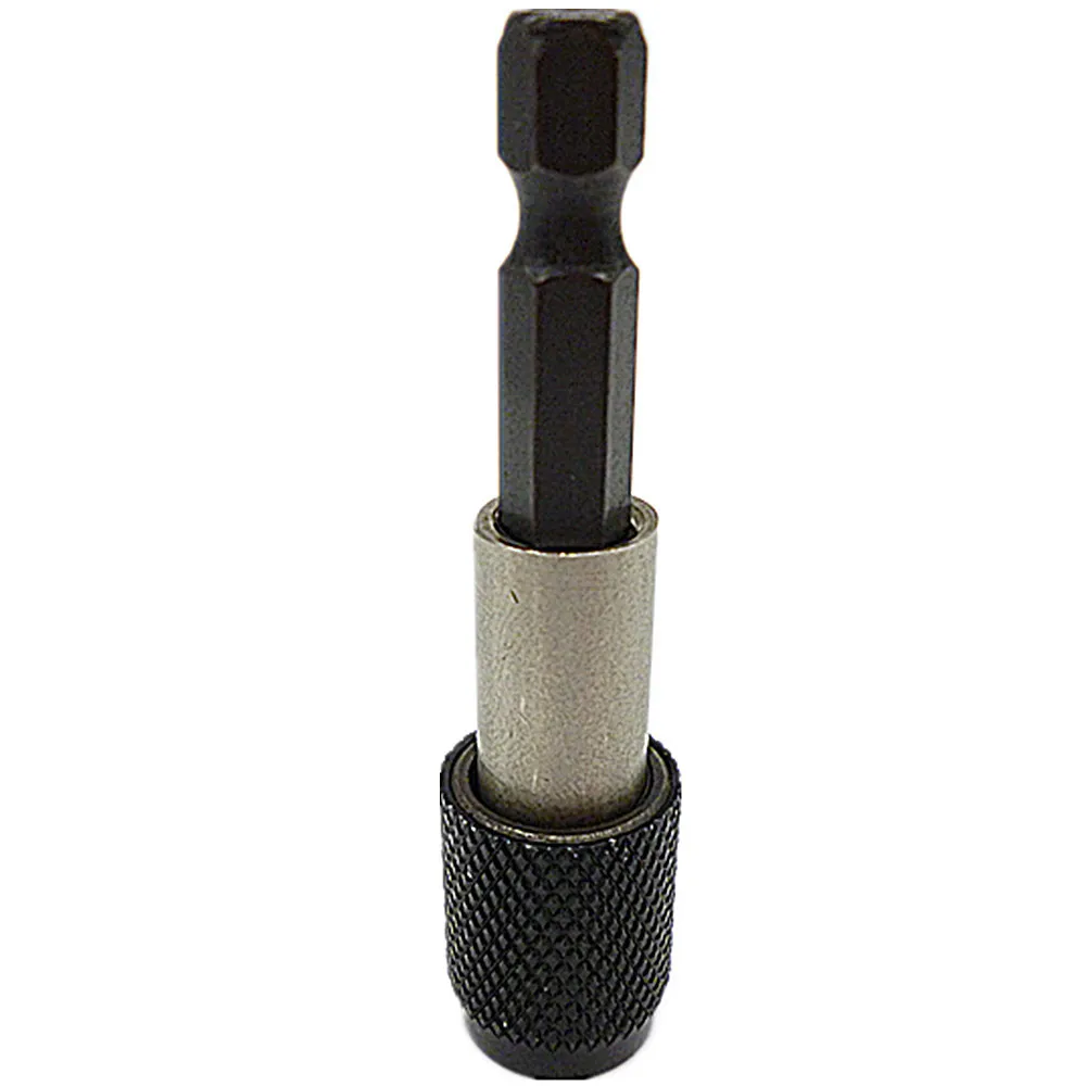 Hex Shank Quick Release Electric Drill Magnetic Screwdriver Bit Holder 60mm