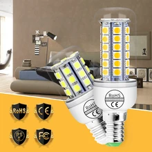 CanLing E27 LED Lamp 220V Corn Light Bulb E14 Light Candle Lamp 5050 SMD Bombillas Led 3W 3.5W 5W 7W Home Energy Saving Lighting enwye e14 led candle energy crystal lamp saving lamp light bulb home lighting decoration led lamp 5w 7w 220v 230v 240v smd2835