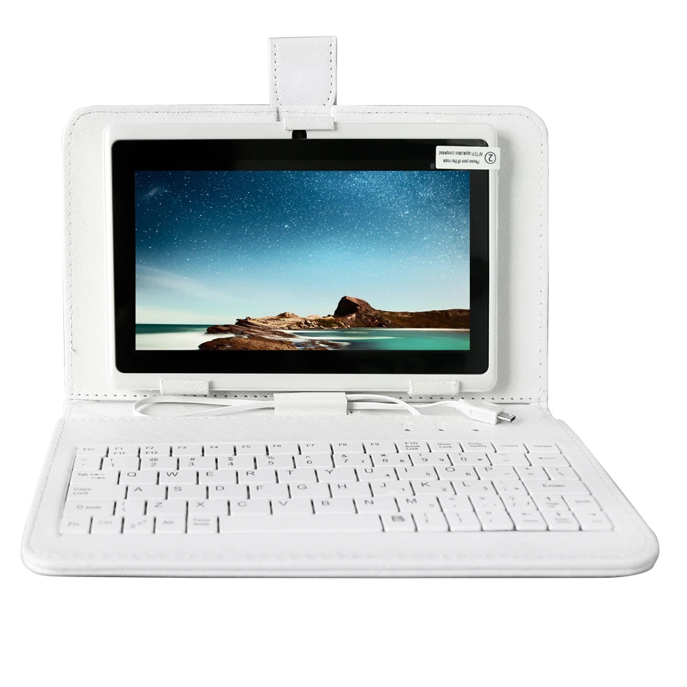 

Yuntab 2 Colors 7 inch A33 Quad Core 1.5GHz Q88 Tablet PC 1024 x 600 Dual Camera Android Tablet Bluetooth with Keyboard Case
