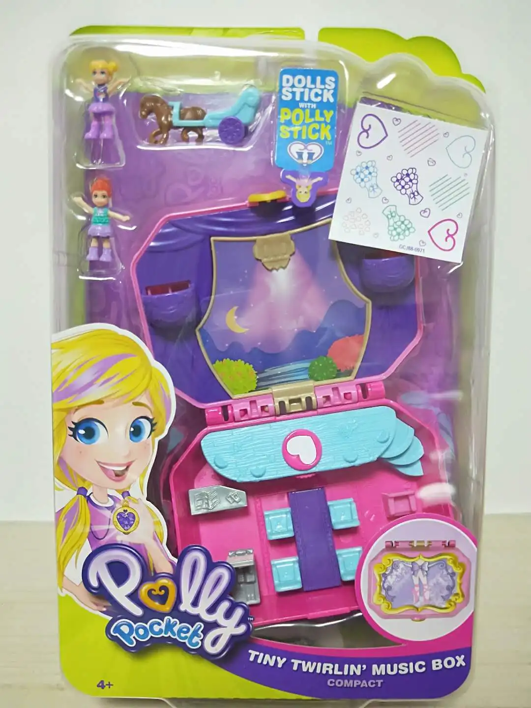 Оригинальная Polly Pocket World мини кукла с сокровищами дом девочка принцесса аксессуары музыкальные куклы коробка музыкальная шкатулка детские игрушки Juguetes