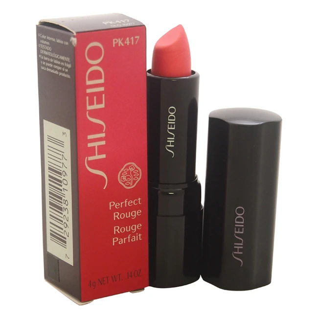 Perfect Rouge - # PK417 Bubblegum by Shiseido for Women - 0.14 oz Lipstick