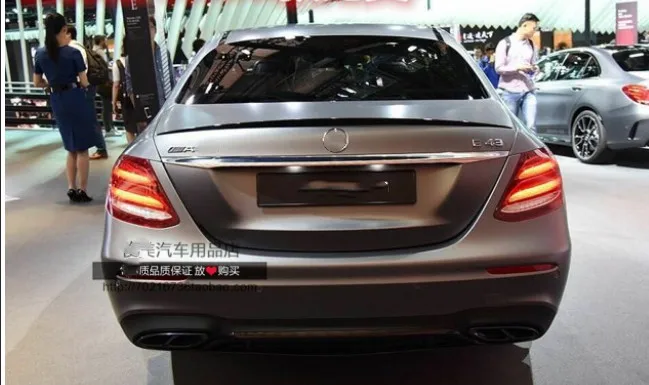 Для Benz E class W213 спойлер e43 стиль ABS Материал заднее крыло автомобиля праймер краска