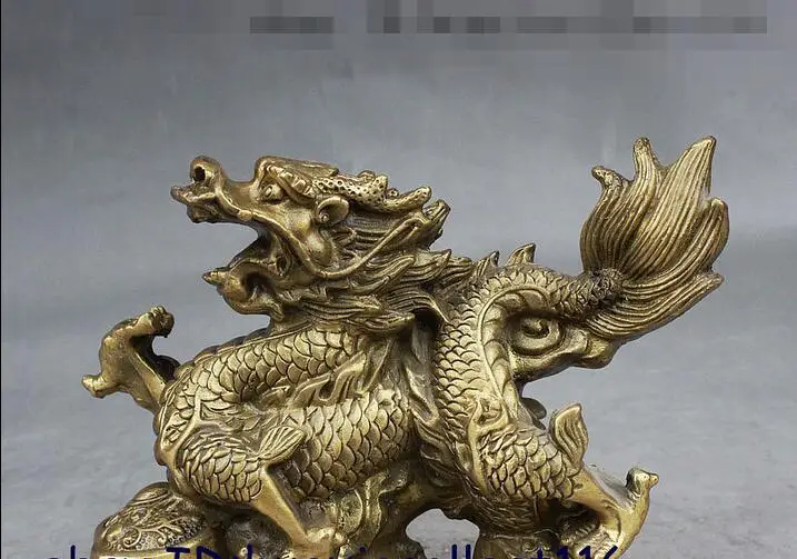 Народный китайский латунный по феншуй Yuanbao деньги благоприятный Ruyi с