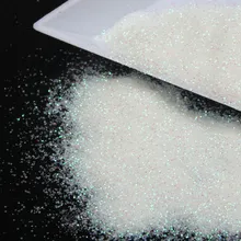 Unessical Новое поступление 10 г белая Порошковая голографическая 3D блестящая пыль Блестящий пигмент ногтей 3D DIY украшения WY310