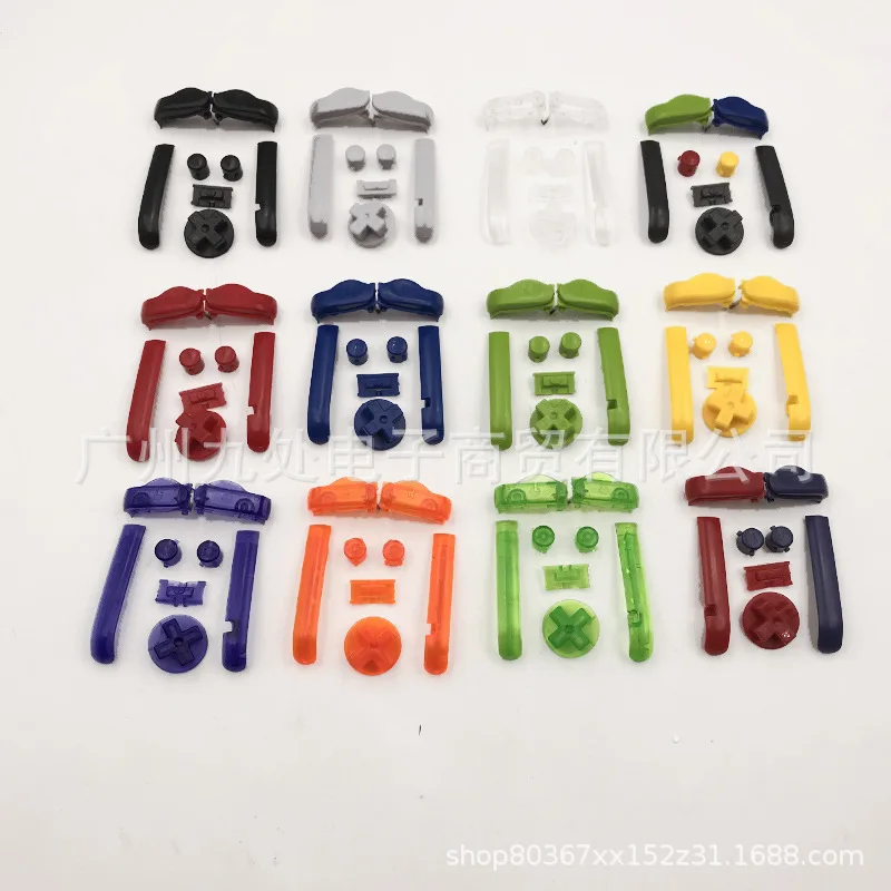 

NEW Multi-Color Replacement Keypads L R A B Buttons For Gameboy Advance Buttons Frame For GBA D Pads Power ON OFF Button