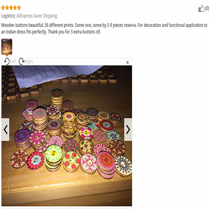 EG/_ 100X Candy Colorful Flower Flatback Wooden Buttons Sewing Craft Scrapbooking