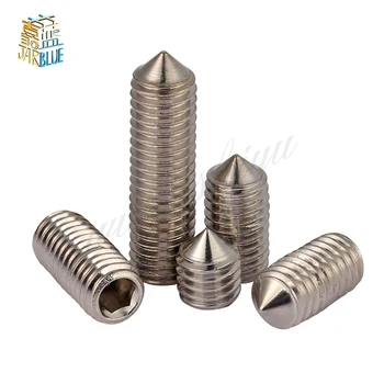 

DIN914 M3 M4 M5 Stainless Steel Allen Head Hex Socket Grub Screw Bolts Nuts Fasteners with Cone Point Screws