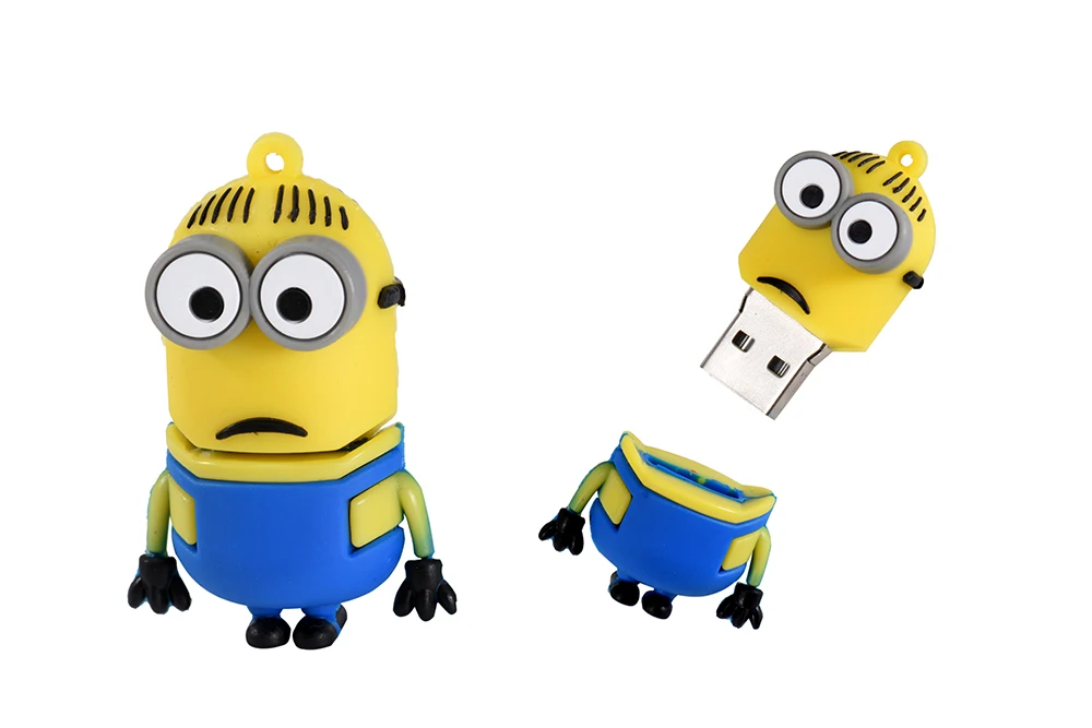 JASTER Funny Minions Memory Stick 8GB 4GB 16GB Милый мультяшный флеш-накопитель 32GB 64GB Usb флеш-накопитель Флешка USB 2,0