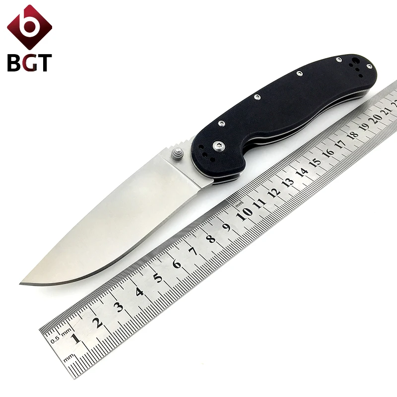 Comprar BGT AUS 8 cuchillo plegable táctico G10 mango supervivencia Camping al aire libre cuchillos portátiles de combate EDC caza Multi herramientas rata modelo 1