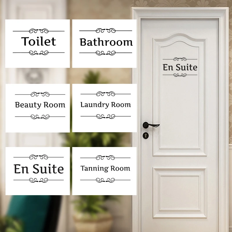 Wall Stickers Self Adhesive Waterproof Wallpaper For Bathroom 1PC Door Stickers Toilet Sign Home Decoration Decal Hotel Wall Stickers Self Adhesive Waterproof Wallpaper For Bathroom 1PC Door Stickers Toilet Sign Home Decoration Decal Hotel
