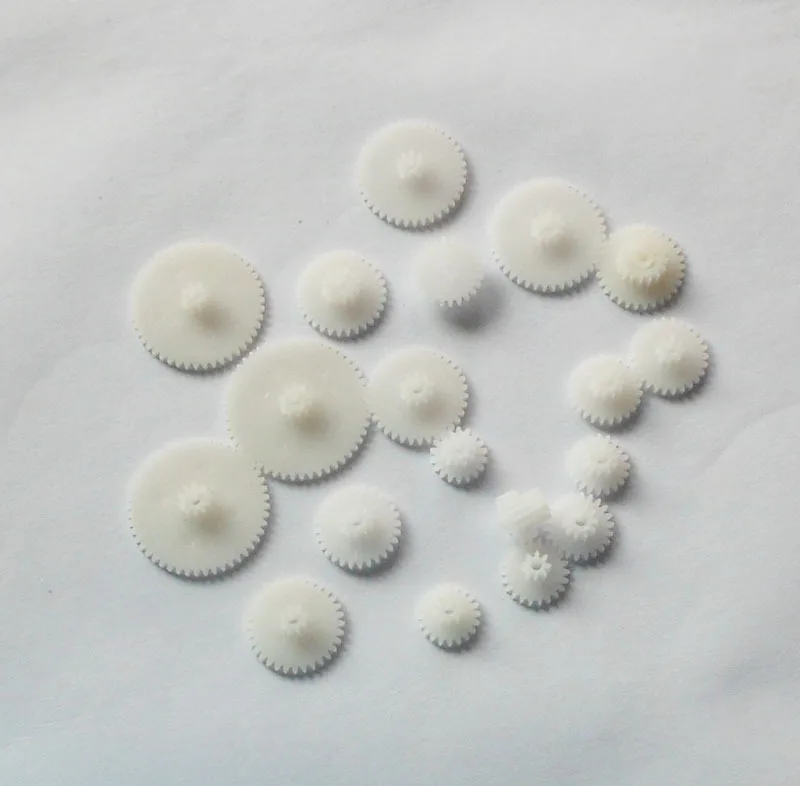 Venta caliente mezclado 19 engranajes diferentes de doble capa de engranajes de rueda de plástico diy reductor motor diy engranajes de juguete Venta caliente mezclado 19 engranajes diferentes de doble capa de engranajes de rueda de plástico diy reductor motor diy engranajes de juguete