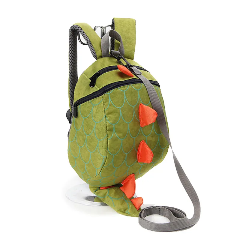 3D дизайн мультфильм Динозавр ребенок малыш анти-потеря поводок ремень ходунки Детская коробка для обеда сумка Детский сад Школьный рюкзак