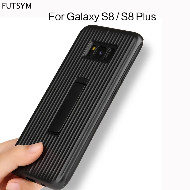Anti-Shock Magnetic Back Cover for Samsung Galaxy S8 S8 Plus Case Luxury 360 Shockproof Kickstand for Samsung S8 Plus Case Cover