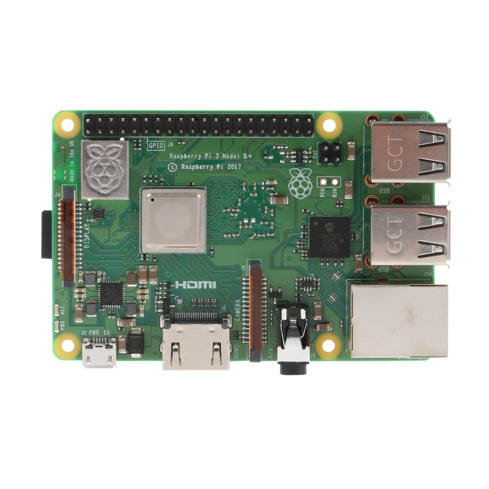 Комплект Raspberry Pi 3 Model B+ Plus-Raspberry Pi 3 plug+ 5V 2.5A US power supply+ Raspberry Pi 3 чехол+ sd-карта 16G+ теплоотвод