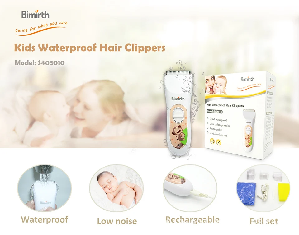 Kids waterproof hair clipper (4)