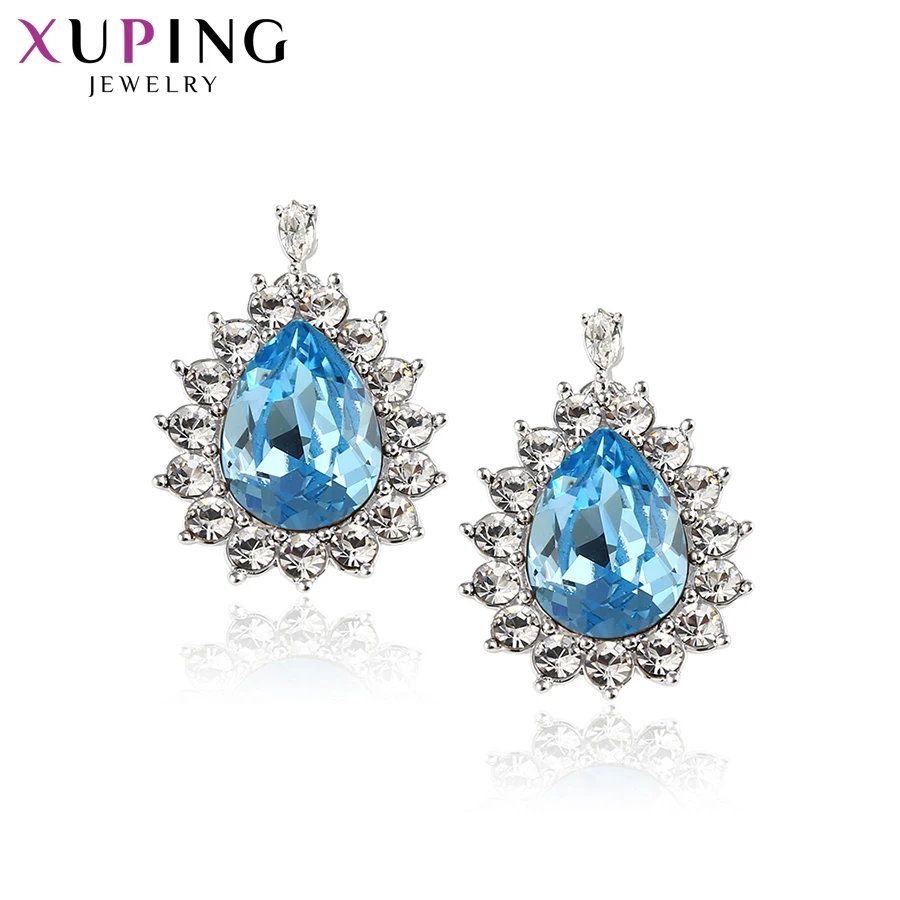 11,11 Xuping серьги необычной формы Роскошные Кристаллы от Swarovski элегантные для женщин ювелирные изделия вечерние подарки S143.4-92171