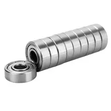Roulements à billes 608ZZ pour imprimante, 10 pièces/lot, 8x22x7mm, en acier à haute teneur en carbone