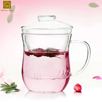 

Creative Tea Transparent Durable Double Layer Glass Cup Drinking Glasses Cups Trinkglas Glassware Bottle Glass Supplie SKE005