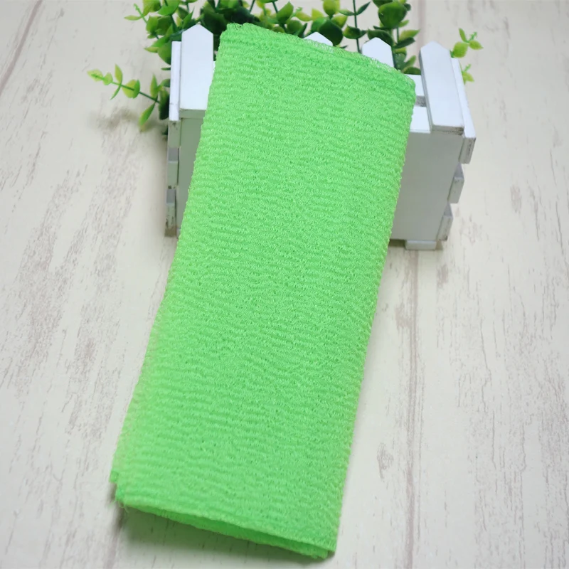

1pcs exfoliating wash cloth japanese body wash towel nylon bath towel skin