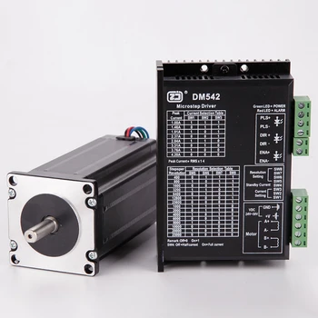 

NEMA23 Stepper Motor 2 Phase 3.1N.m Body Length 99.5mm and DM542 Driver set