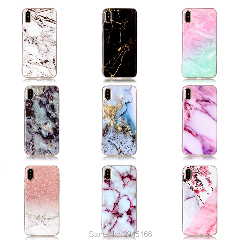 Элегантный мраморный чехол Caes Для iPhone X 5 SE 8 8plus 7 6s 6 plus роскошный мягкий