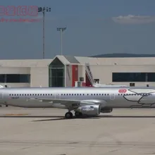 Транспортное средство самолета AirbusA321 FlyNiki3d Бумажная модель Сделай Сам ручной работы