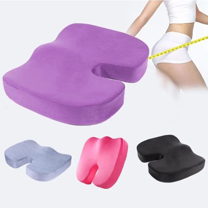 Портативная подушка для сидения из пенополистирола копчик, ортопедический стул памяти подушка для автомобиля офис домашняя массажная подушка коврик