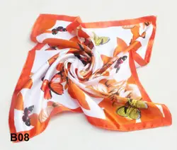 Шарф офисный Спецодежда шарфы платки модные женские бандана офис леди подарок шейный платок повседневное 2017 Шелковый