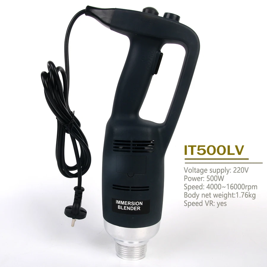 ITOP 500W Power Immersion Blender Food Processors Commercial Heavy Duty Handheld Blender Smoothie Mixer 220V Ship From Germany