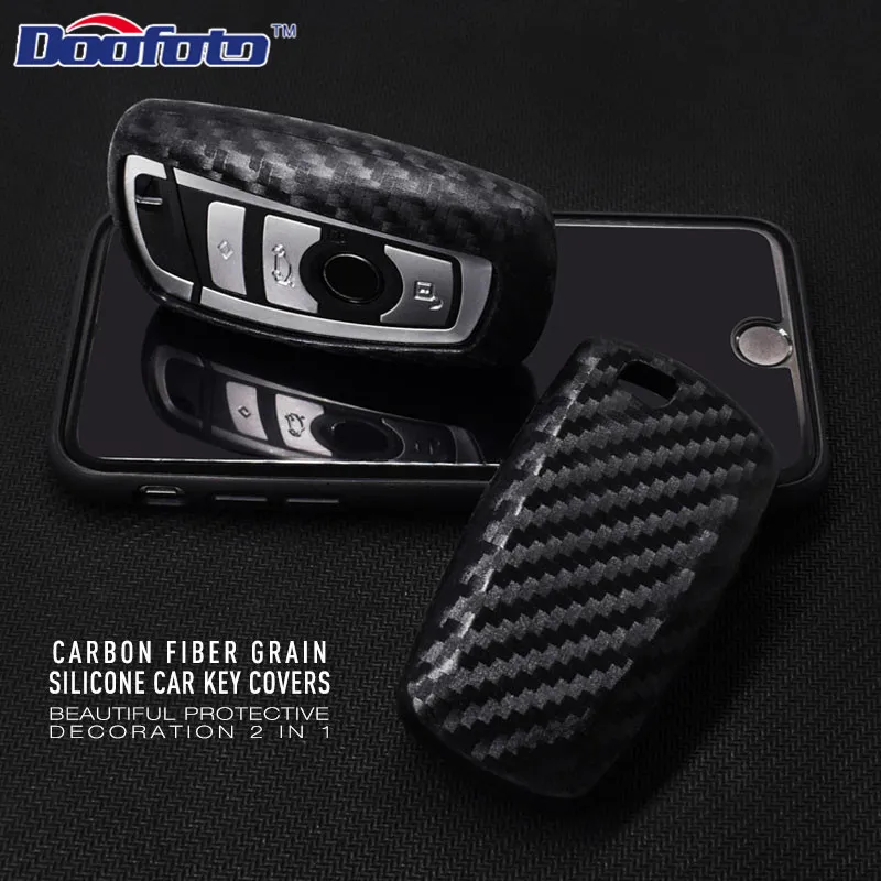 

Doofoto Car Key Case Cover for BMW 520 525 f30 f10 F18 118i 320i 1 3 4 5 6 7 Series X4 M3 M4 M5 Car Styling Protection Key Shell