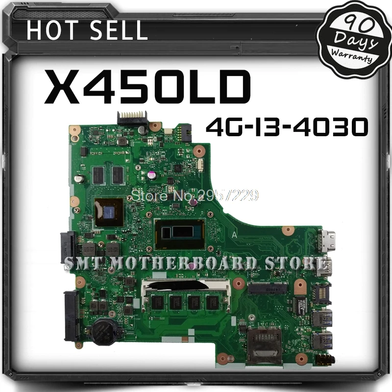 ل ASUS X450LD 4G-I3-4030 اللوحة المحمول لوحة النظام اللوحة الرئيسية اللوحة الأم بطاقة المنطق مجلس اختبار جيدا اللوحة S-6 ل ASUS X450LD 4G-I3-4030 اللوحة المحمول لوحة النظام اللوحة الرئيسية اللوحة الأم بطاقة المنطق مجلس اختبار جيدا اللوحة S-6