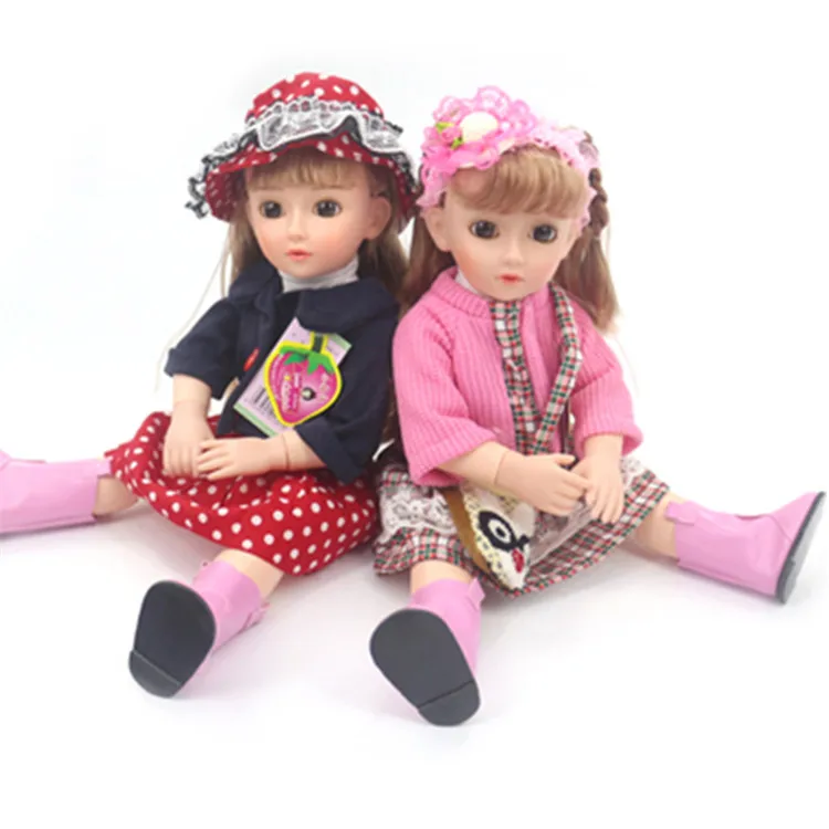 46 см Новая говорящая кукла девочка принцесса ребенок игрушка одежда модель мода bebe подарок на день рождения игрушки 18 дюймов reborn baby bonecas