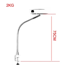 DL-PMA-MN2 universal mini projetor suporte de mesa z6 z4 g7 gooseneck 360 girar tilt mini projetor braçadeira suporte cabeceira