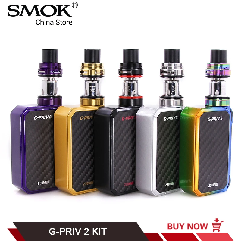 

SMOK G-PRIV 2 KIT 230W GPRIV II Mod TFV8 X-Baby Tank Atomizer V8 X-Baby Q2 Coil VS MAG Alien T-PRIV Electronic Cigarette