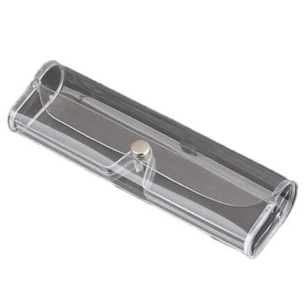 New Arrival 1Pcs Clear Plastic Reading Glasses Case Eyeglasses Transparent Box glasses holder box glasses case