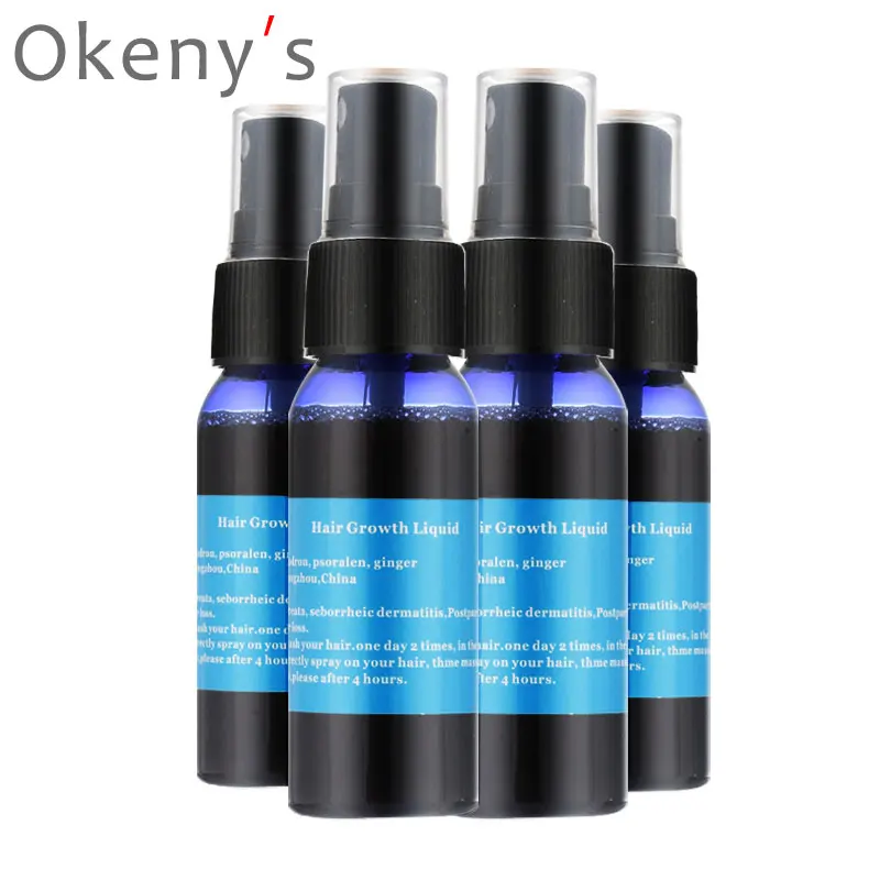 

4pcs Yuda pilatory Fast Hair Growth serum for Women Man Beard Chest Hair Regrowth essence Liquid 30ml Anti Gray Hair Loss