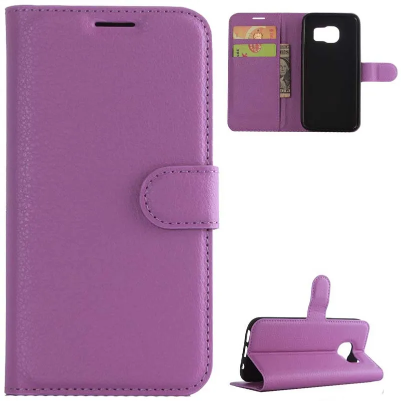 Hot Lichi Skin Wallet Leather Phone Case For Samsung Galaxy S7 Magnetic Cover Cases Luxury Holster Bag | Мобильные телефоны и