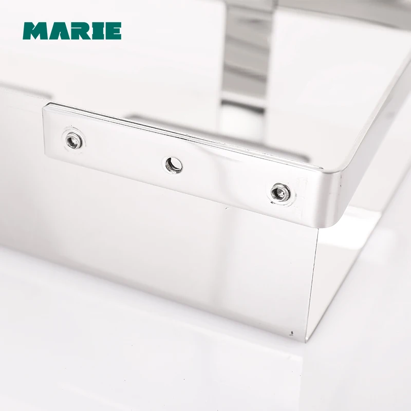 Wall paste paper towel rack stainless steel toilet tissue holders single layer kitchen bathroom shelf basket